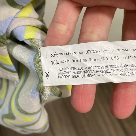 Zara electric eclectic shirt button up‎ shirt sleeve - Picture 6 of 9